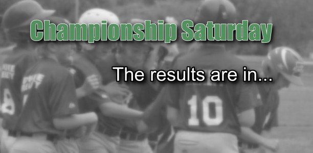 Championship Saturday results